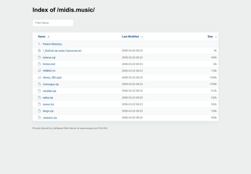 Livio.com Music Index