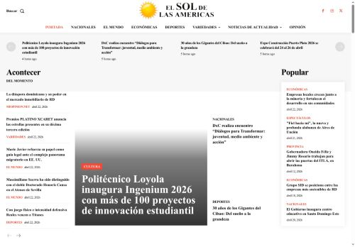 El Sol de Las Américas