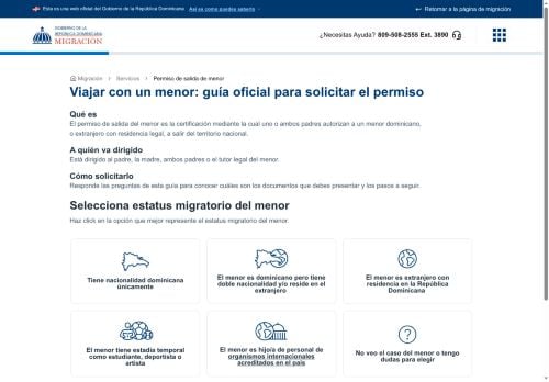 Permiso de Salida del Menor