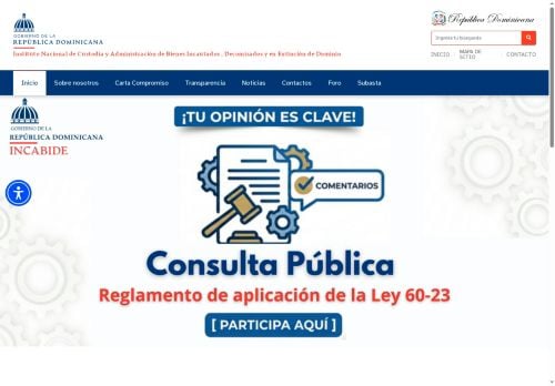 Instituto Nacional de Custodia y Administración de Bienes Incautados, Decomisados y en Extinción de Dominio