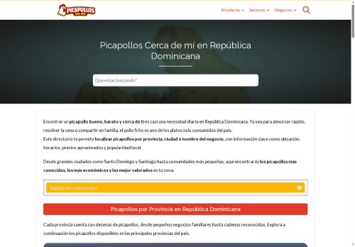 Pica Pollos en RD