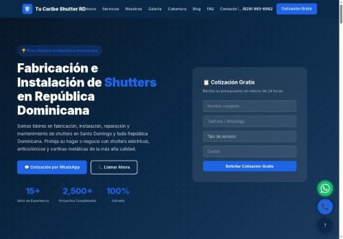 Tu Caribe Shutter RD