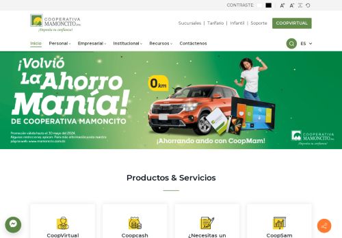 Cooperativa De Ahorros y Créditos Mamoncito, Inc.