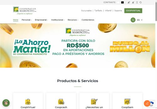 Cooperativa De Ahorros y Créditos Mamoncito, Inc.
