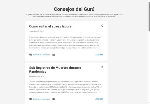 Consejos del Gurú