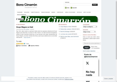 Bono Cimarrón