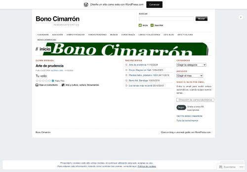 Bono Cimarrón