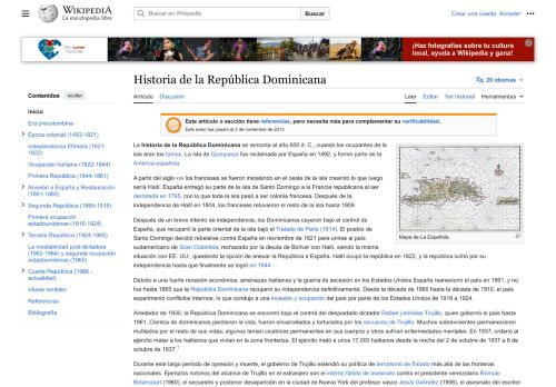 Historia de la República Dominicana Wikipedia