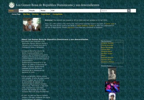 Los Gómez Bona de República Dominicana y sus descendientes