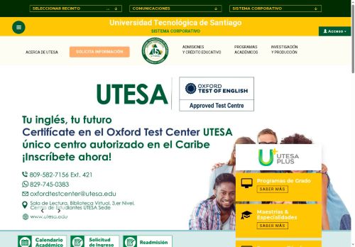 Universidad Tecnológica de Santiago UTESA