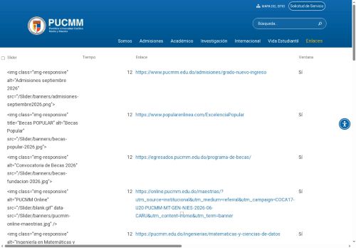 Pontificia Universidad Católica Madre y Maestra PUCMM