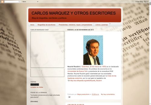 Carlos Márquez y Escritores