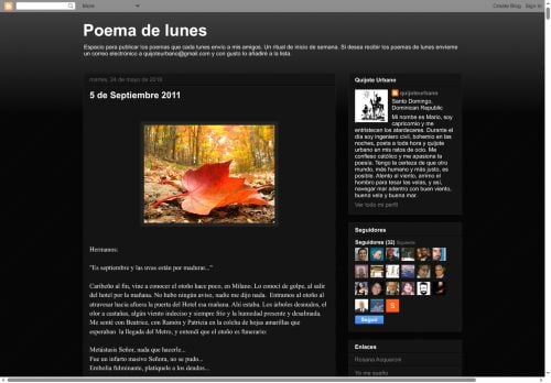 Poema de Lunes