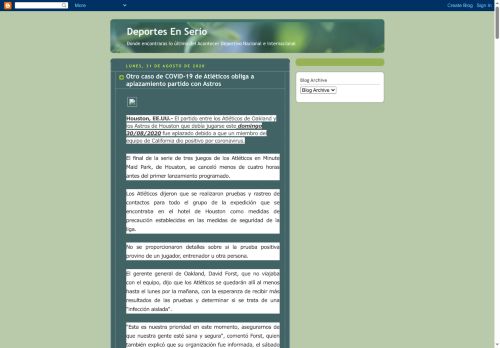 Noticias deportivas